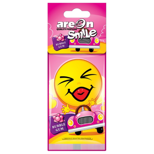 Ароматизатор для авто Areon Smile Dry Жвачка/ на зеркале photo 1 Ароматизатор для авто Areon Smile Dry Жвачка/ на зеркале photo 1