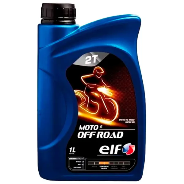 Моторное масло Elf 10W40 Moto 2 Road 10W-40 1 л полусинтетическое photo 1