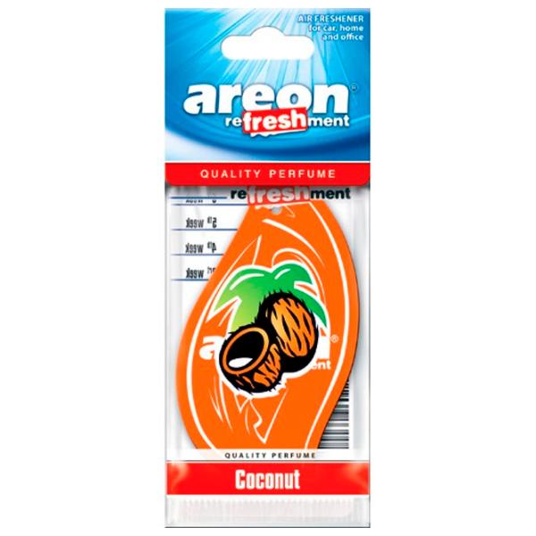 Aromatizator auto Areon Dry Coconut/ pe oglindă photo 1 Aromatizator auto Areon Dry Coconut/ pe oglindă photo 1