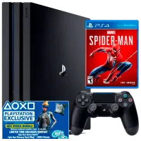 Sony Playstation 4 PRO + Fortnite Neo Versa Bundle + Marvel's Spider Man  / Black