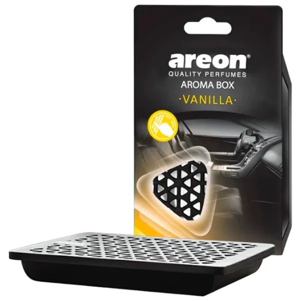 Ароматизатор для авто Areon Aroma Box Ваниль/ Приборная панель в авто photo 1 Ароматизатор для авто Areon Aroma Box Ваниль/ Приборная панель в авто photo 1