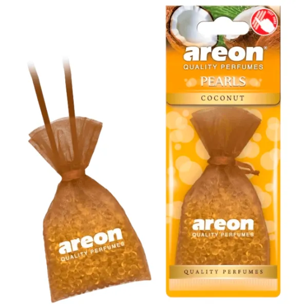 Ароматизатор для авто Areon Pearls Coconut/ на зеркале photo 1 Ароматизатор для авто Areon Pearls Coconut/ на зеркале photo 1