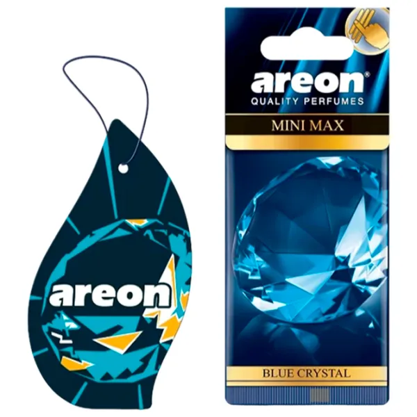 Ароматизатор для авто Areon Mini Max Синий Кристалл/ на зеркале photo 1