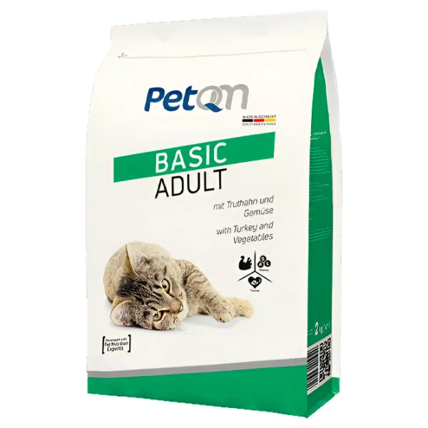 Корм для кошек сухой PetQM Cat Basic 701567 10 кг/ Индейка, овощи photo 1 Корм для кошек сухой PetQM Cat Basic 701567 10 кг/ Индейка, овощи photo 1