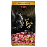 Hrană pentru pisici uscată Leonardo Fresh Duck 757025 4 kg/ Rată, găină