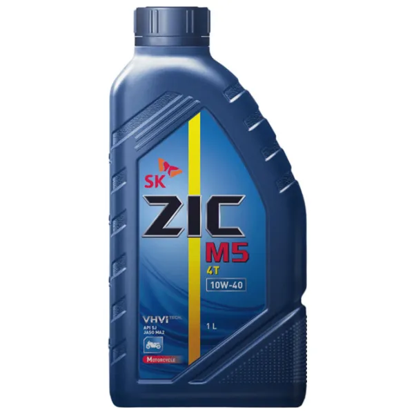 Ulei de motor ZIC 10W-40 M5 4T 10W-40 1 l sintetic photo 1