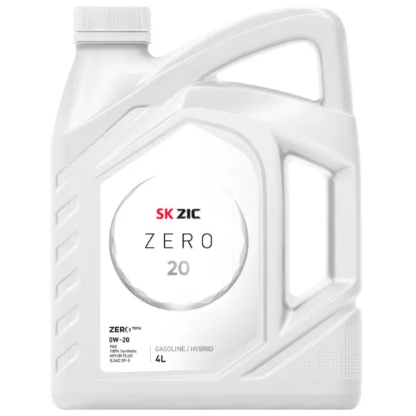Ulei de motor ZIC 0W20 ZERO 20 0W-20 4 l sintetic photo 1