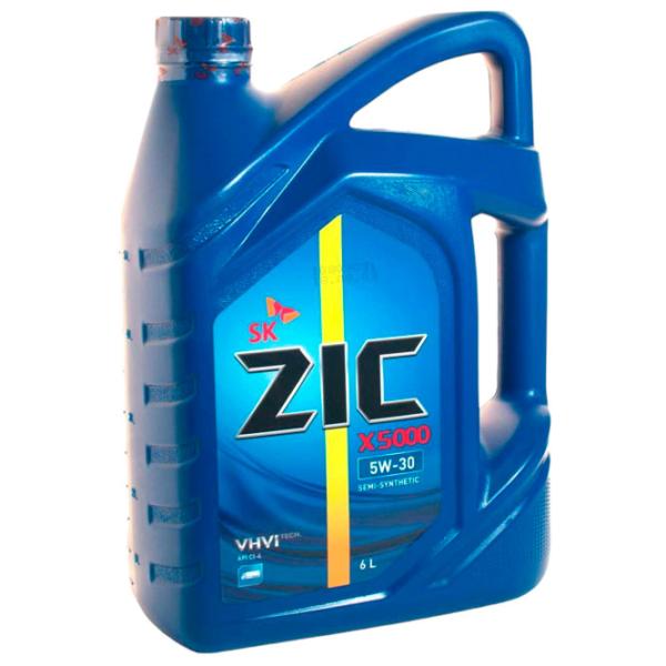 Ulei de motor ZIC 5W30 X5000 5W-30 6 l semisintetic photo 1