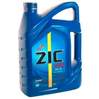 Моторное масло ZIC 5W30 X5000 5W-30 6 л полусинтетическое