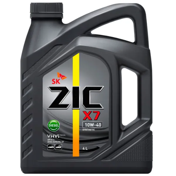 Ulei de motor ZIC 10W40 X7 10W-40 4 l sintetic photo 1