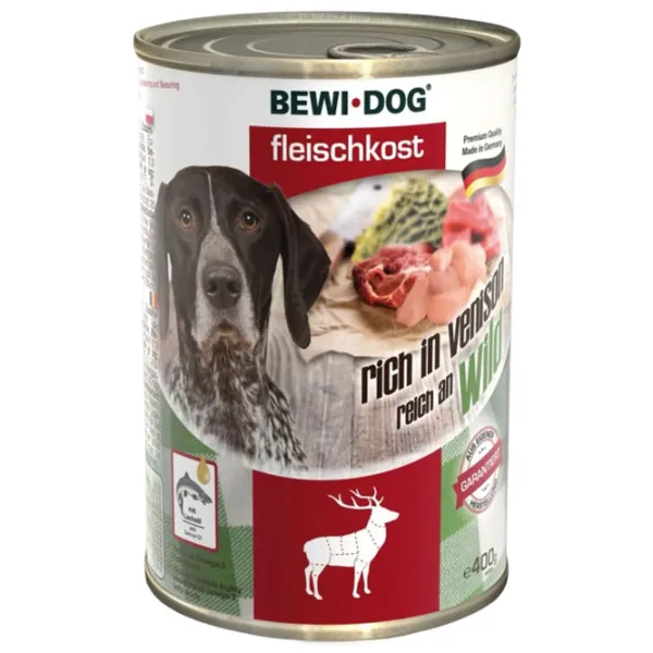 Hrană pentru câini umedă Bewi Dog Venison 518835 0.8 kg/ Căprioară photo 1
