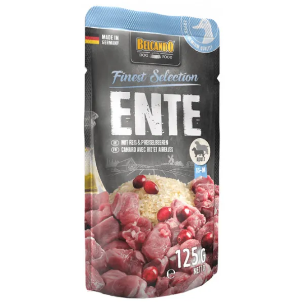 Hrană pentru câini umedă Belcando Duck 511605 125 g/ Rață, orez photo 1 Hrană pentru câini umedă Belcando Duck 511605 125 g/ Rață, orez photo 1