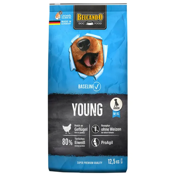 Корм для собак сухой Belcando Basline Young 560025 12.5 кг/ Курица photo 1 Корм для собак сухой Belcando Basline Young 560025 12.5 кг/ Курица photo 1