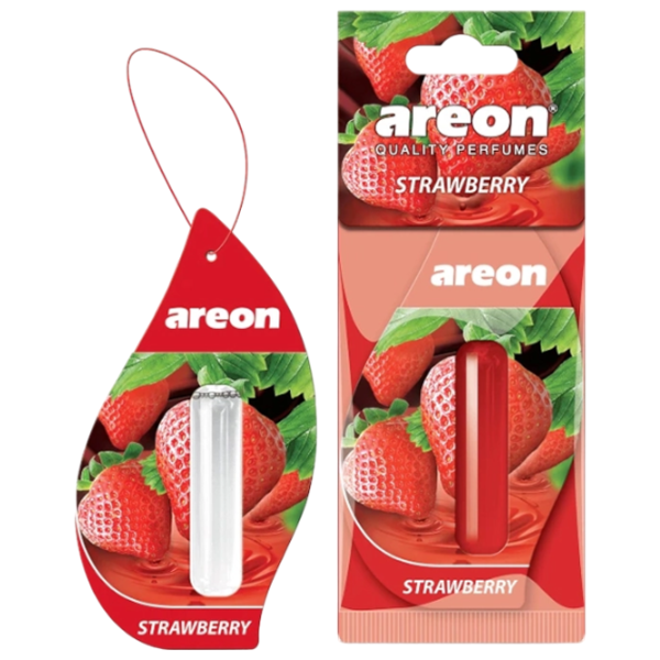 Ароматизатор для авто Areon Liquid Клубника/ 5 мл/ на зеркале photo 1