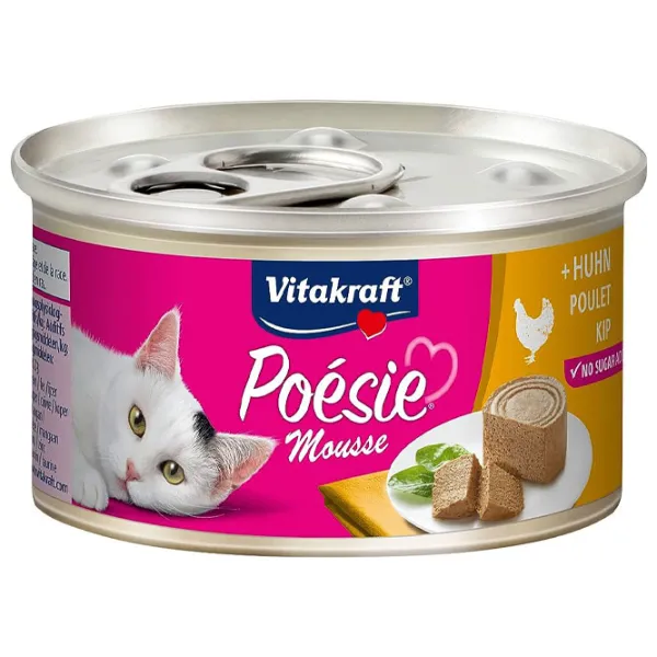 Корм для кошек влажный Vitakraft Cons chicken 31538 85 г/ Курица photo 1