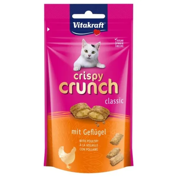 Корм для кошек сухой Vitakraft Crispy chicken 28814 60 г/ Курица photo 1
