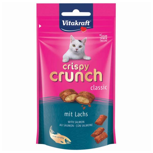Корм для кошек сухой Vitakraft Crispy salmon 28815 60 г/ Лосось photo 1