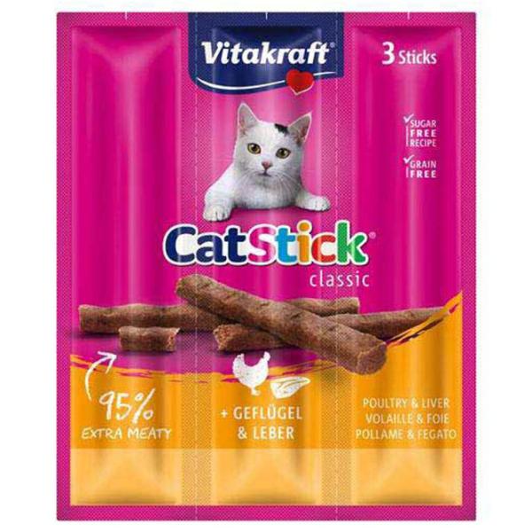 Корм для кошек сухой Vitakraft Stick chicken 36725 18 г/ Курица photo 1