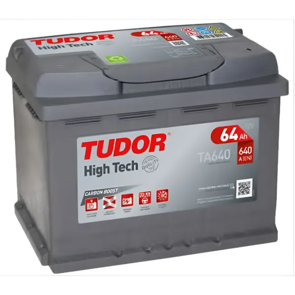 Авто аккумулятор Tudor TA640 L02 640A/ 64 Ah photo 1