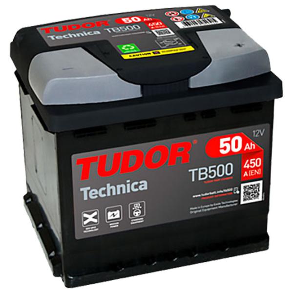 Авто аккумулятор Tudor TB500 L01 450A/ 50 Ah photo 1