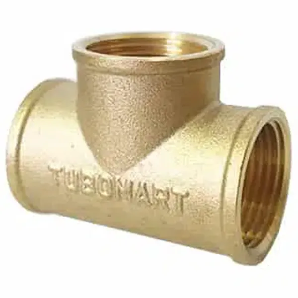 Тройник TUBOMART 53-250007 латунь photo 1