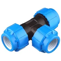 Тройник Plassel 93-66651 Полиэтилен