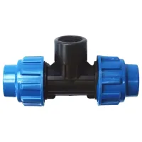 Тройник Plassel 93-77731 Полиэтилен