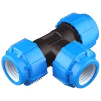 Тройник Plassel 93-77745 Полиэтилен