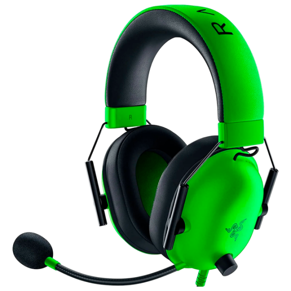 Căști Razer BlackShark V2 X Black Green Cu fir/ Gaming photo 1