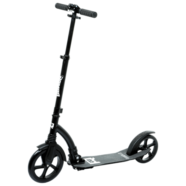 Детский двухколёсный самокат RRampa C1 (68504) 100 кг/ Черный photo 1 Детский двухколёсный самокат RRampa C1 (68504) 100 кг/ Черный photo 1