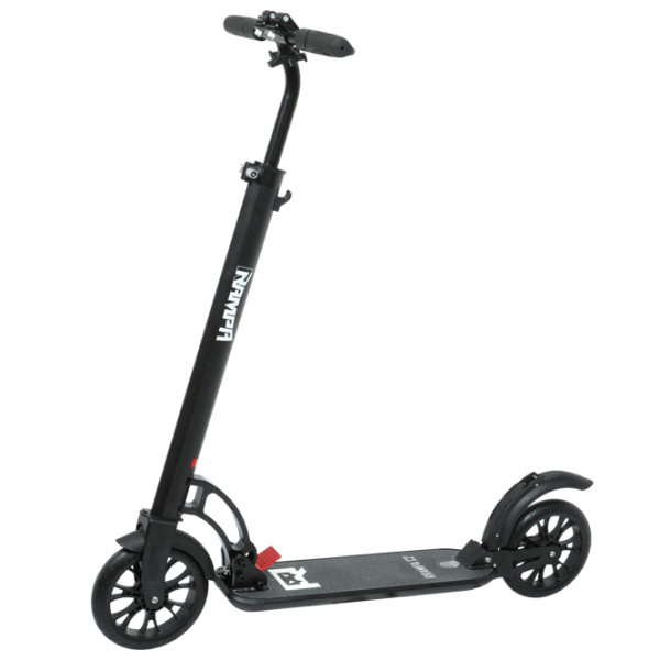 Trotinetă pentru copii cu două roți RRampa C2 (68505) 100 kg/ Black photo 1