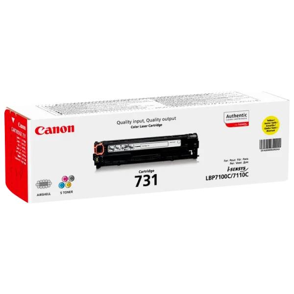 Картридж Canon 731 Yellow/ Original/ Лазер photo 1