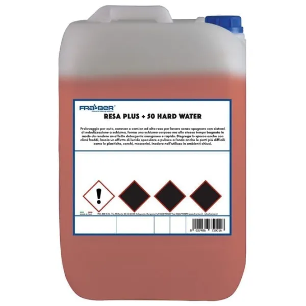 Автошампунь Fra-Ber Resa Plus+5.0 Hard Water кузов, стекло, колёса photo 1