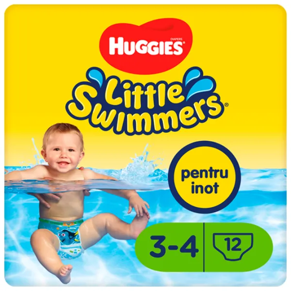 Подгузники для детей Huggies Little Swimmers 3-4 3 - 4 7 - 15 кг / 12 шт photo 1