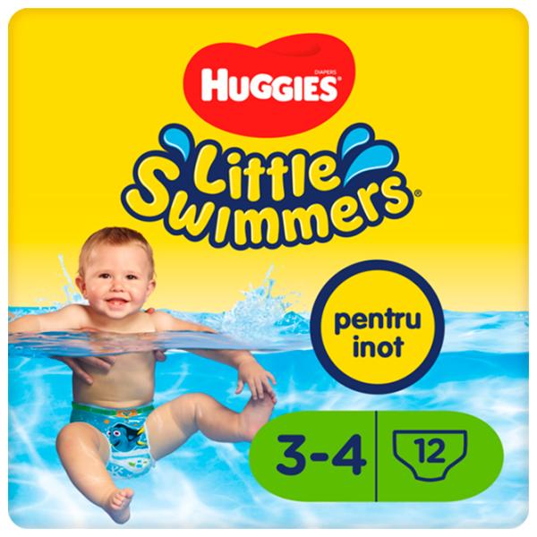 Подгузники для детей Huggies Little Swimmers 3-4 3 - 4 7 - 15 кг / 12 шт photo 1
