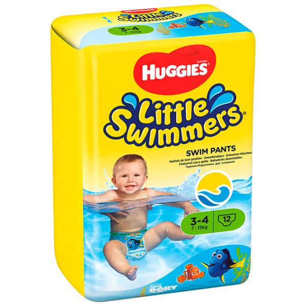 Подгузники для детей Huggies Little Swimmers 3-4 3 - 4 7 - 15 кг / 12 шт photo 6