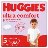 Scutece pentru copii Huggies Ultra Comfort Mega 5 12 - 22 kg/ 58 buc.