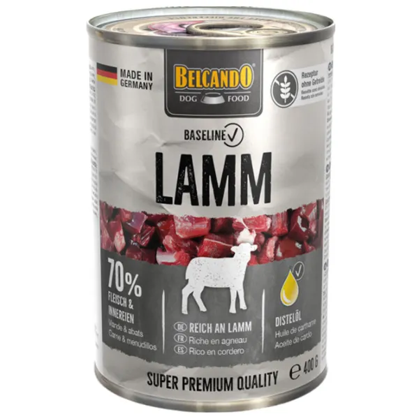 Корм для собак влажный Belcando Baseline Lamb 512405 0.4 кг/ Ягненок photo 1 Корм для собак влажный Belcando Baseline Lamb 512405 0.4 кг/ Ягненок photo 1