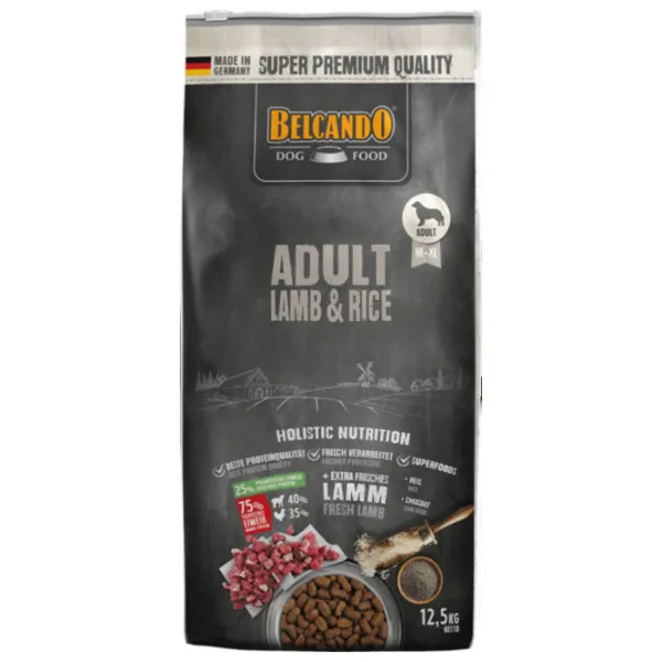 Корм для собак сухой Belcando Lamb & Rice 557815 12.5 кг/ Ягненок, рис photo 1 Корм для собак сухой Belcando Lamb & Rice 557815 12.5 кг/ Ягненок, рис photo 1