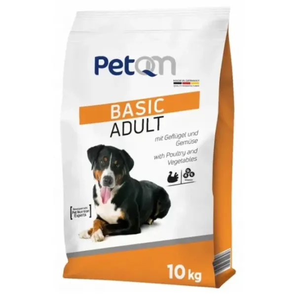 Hrană pentru câini uscată PetQM Basic 701502 10 kg/ Găină photo 1
