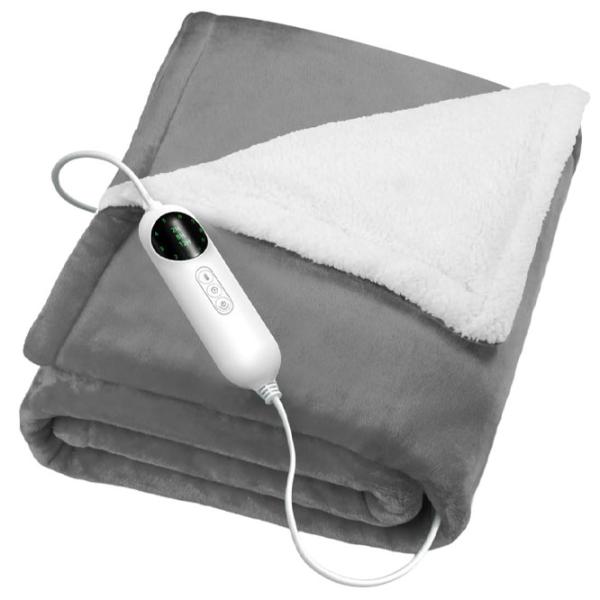 Pătură electrică Electric Blanket 1048877 120 W / Poliester / Gray photo 1
