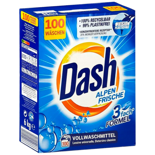 Detergent Dash Alpine freshness 6 kg  Număr spălări: 100 photo 1