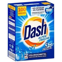 Detergent Dash Alpine freshness 6 kg  Număr spălări: 100