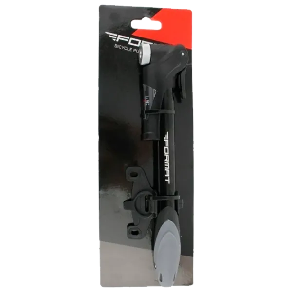 Насос велосипедный Format M21B-02 Черный Серый photo 1