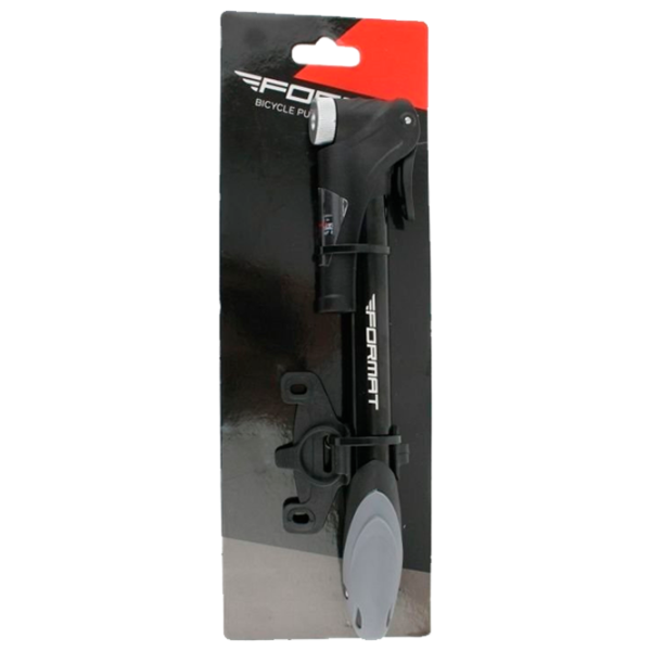 Насос велосипедный Format M21B-02 Черный Серый photo 1