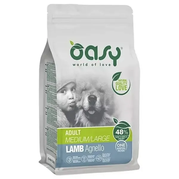 Корм для собак сухой Oasy Fresh Meat 1050827001 12 кг/ Ягненок photo 1
