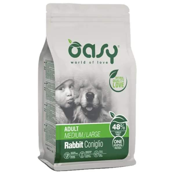Корм для собак сухой Oasy Fresh Meat 1050828001 12 кг/ Кролик photo 1 Корм для собак сухой Oasy Fresh Meat 1050828001 12 кг/ Кролик photo 1