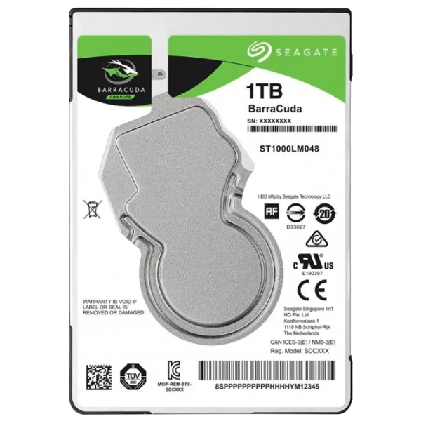 HDD Seagate ST1000LM048 1 ТБ Серебристый photo 1
