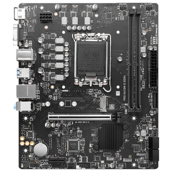 Материнская плата MSI PRO H610M-E micro ATX/ Intel H610M-E photo 1 Материнская плата MSI PRO H610M-E micro ATX/ Intel H610M-E photo 1