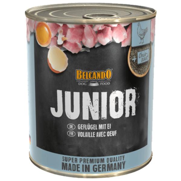 Hrană pentru câini umedă Belcando Junior 511675 0.8 kg/ Găină photo 1 Hrană pentru câini umedă Belcando Junior 511675 0.8 kg/ Găină photo 1